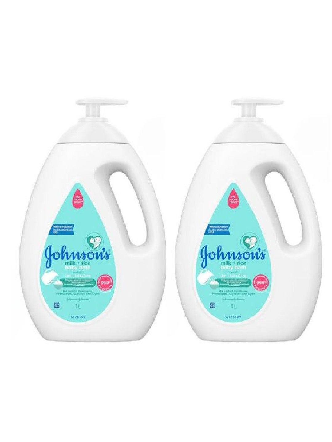 Johnson's Milk + Rice™ Baby Bath (1L) x 2 edamama